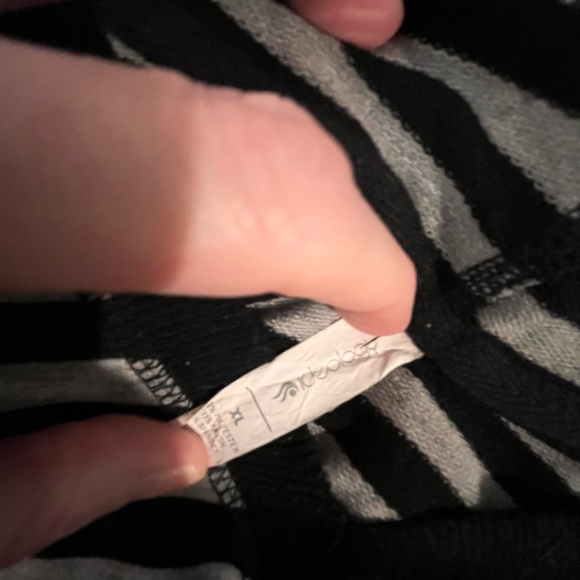 Striped Black and White Women's Sweater - Picture 7 of 8